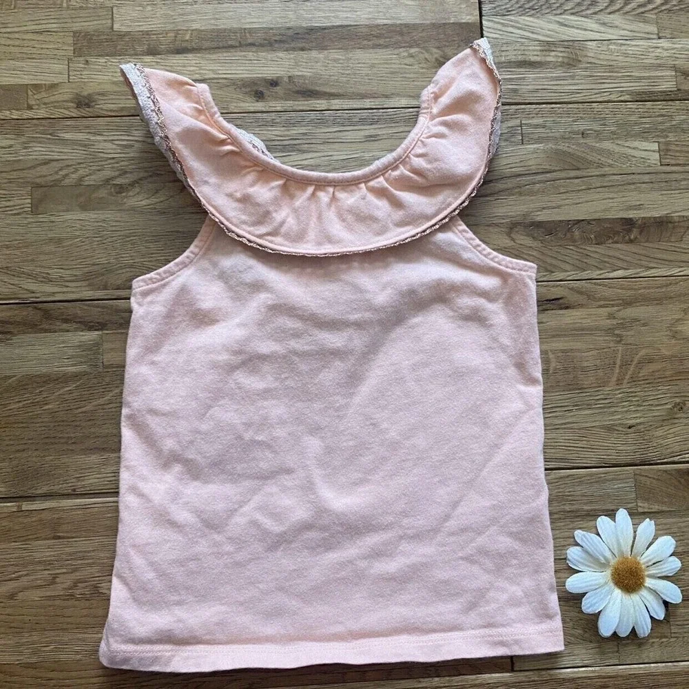 Janie And‎ Jack Orange Sleeveless Shirt Size 4